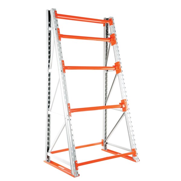 Vestil Steel Reel Rack Starter Kit 36 In. x 51 In. x 96 In. 6000 Lb. Capacity, White/Orange RERC-448 - main